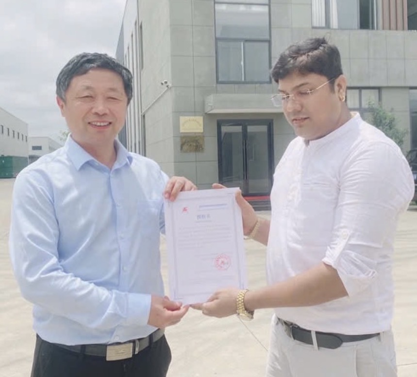 Certificate handover, China