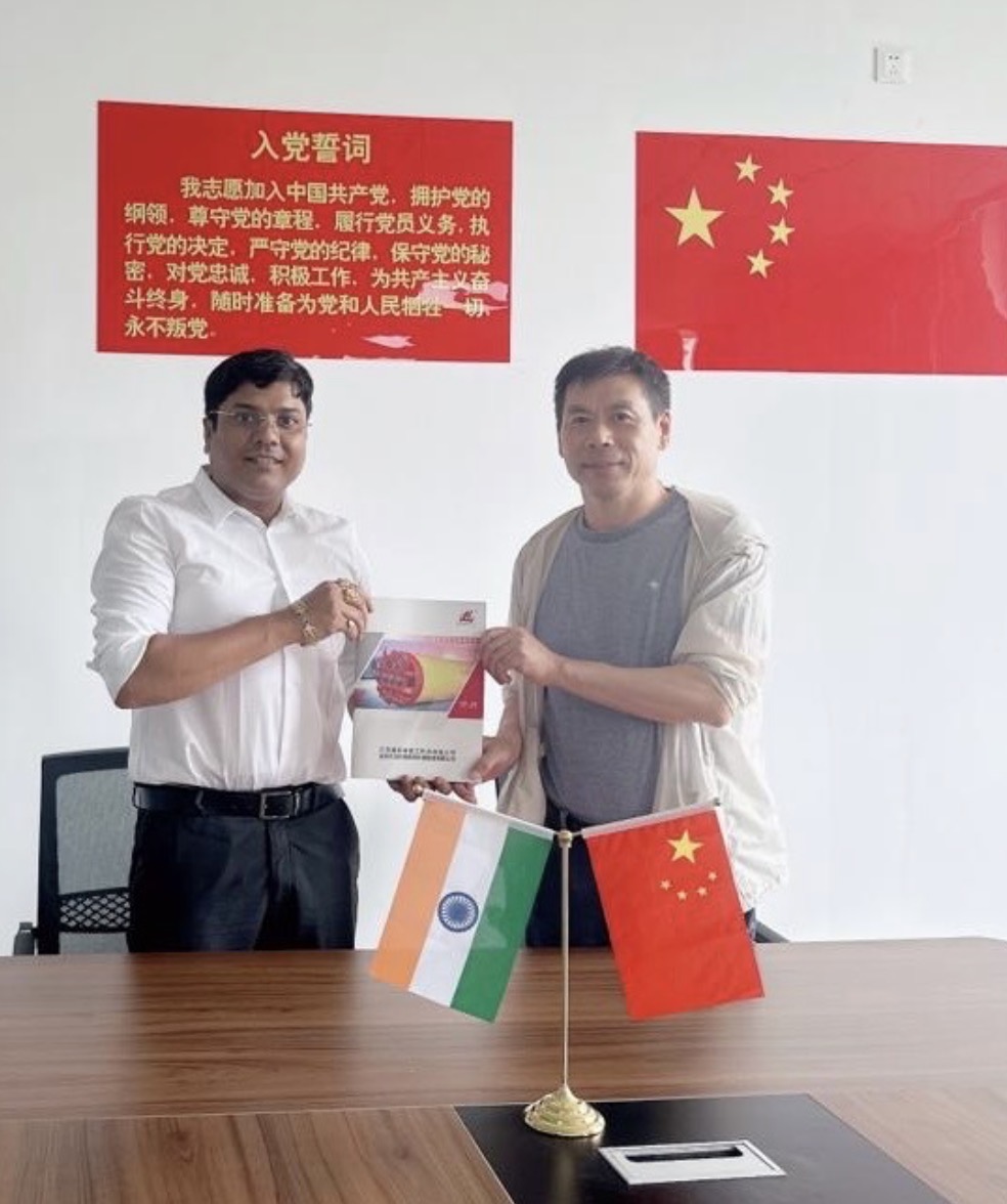 Meeting with Chinese manufacturing partner
