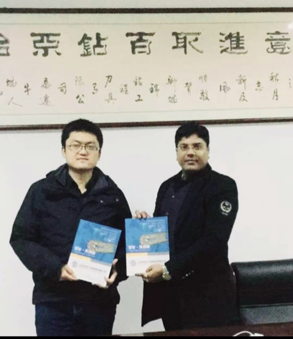 Meeting with Chinese equipment manufacturing partner